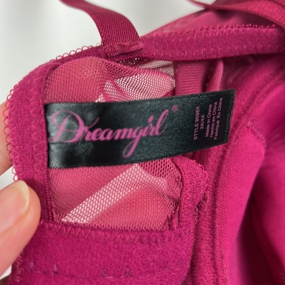 DREAMGIRL Fuschia Negligee Slip 3XL - Picture 2 of 6